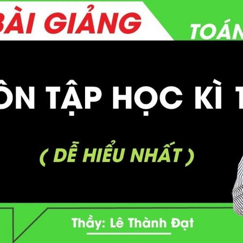 (Giáo dục phổ thông) [Toán 10] Ôn tập cuối HKI